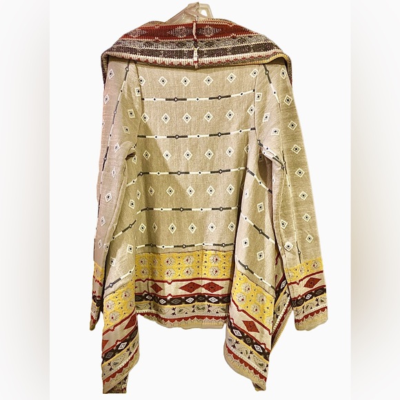 NWT Freeway Southwestern Flyaway Cardigan Size Large + Free Shipping - Picture 6 of 9